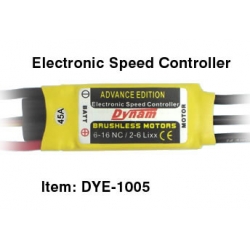 ESCD45  Dynam Brushless ESC-45A (Não inclui BEC)