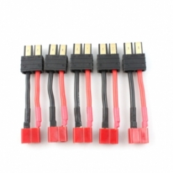 14# Silicon wire T type Female/TRX Male Connector L=40MM (Uni:5)