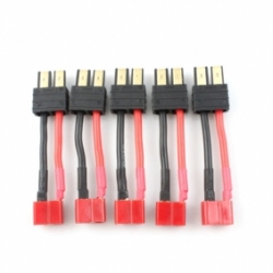 14# Silicon wire T type Female/TRX Male Connector L=40MM (Uni:1)