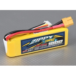 21343 ZIPPY Compact 1800mAh 3S 25C Lipo Pack