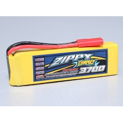 21355 ZIPPY Compact 3700mAh 3S 25C Lipo Pack