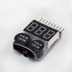 Lipo battery voltage tester and Low voltage buzzer alarm