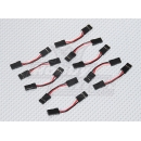 3cm Male to Male Servo Lead 26AWG (10pcs/set)