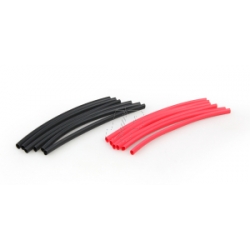 JP HEAT SHRINK 3 x 100mm RED/BLACK (12 PIECE)