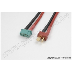 Conversion lead MPX Female > Deans Male,silicon wire 14AWG (1pc)