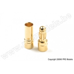 G-Force RC - 3.5mm gold connector, Male + Female  (4pairs)