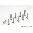 GF-0171-006 Countersunk screw, M3X20, Galvanized Steel (10pcs) GF-0171-006 Countersunk screw, M3X20, Galvanized Steel (10pcs)