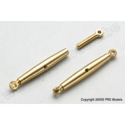 GF-2105-003  Precision tension couplers M3, Brass (2pcs)