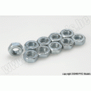 HEXAGONAL NUT M4, 10 PCS