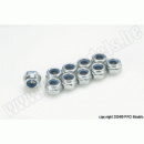 Porca autoblocante M4 10pzs Porca autoblocante M4 10pzs
