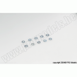 FLAT WASHERS 2,2X5MM, 10 PCS