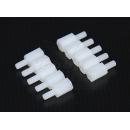5.6mm x 14mm M3 Nylon Threaded Spacer (10pc) 5.6mm x 14mm M3 Nylon Threaded Spacer (10pc)