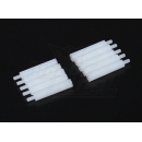 5.6mm x 36mm M3 Nylon Threaded Spacer (10pc) 5.6mm x 36mm M3 Nylon Threaded Spacer (10pc)