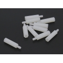 5.6mm x 26mm M3 Nylon Threaded Spacer (10pc) 5.6mm x 26mm M3 Nylon Threaded Spacer (10pc)
