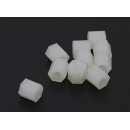5.6mm x 6mm M3 Nylon Tapped Spacer (10pc) 5.6mm x 6mm M3 Nylon Tapped Spacer (10pc)