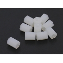 5.6mm x 8mm M3 Nylon Tapped Spacer (10pc) 5.6mm x 8mm M3 Nylon Tapped Spacer (10pc)