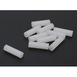 5.6mm x 20mm M3 Nylon Tapped Spacer (10pc)