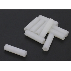 5.6mm x 22mm M3 Nylon Tapped Spacer (10pc)