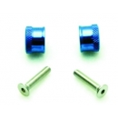 Wing bolts blue M4 A Wing bolts blue M4 A