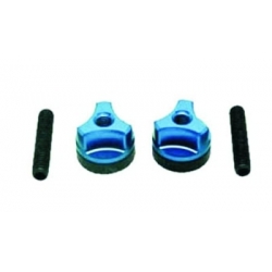 Wing bolts blue M6 A