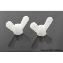 Wing nut, M4, Nylon (2pcs) Wing nut, M4, Nylon (2pcs)