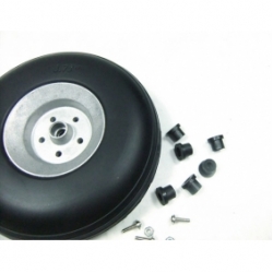  PU wheel with CNC Aluminum Hub 2.5"（D63.5 x H24 x Φ4mm）Uni:1