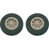 Wheel rubber w. profile 51mm ( par ) D