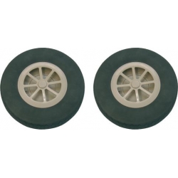 Wheel rubber w. profile 51mm ( par )