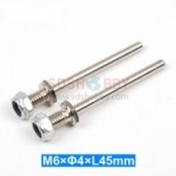 Wheel Shaft Bolt M6×Φ4×45mm 2pcs/set