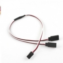 22# Heavy duty Flat extension Y cable 300MM Futaba Color 22# Heavy duty Flat extension Y cable 300MM Futaba Color